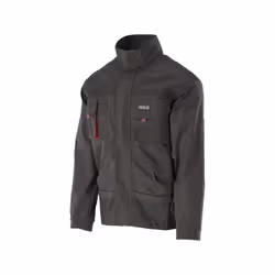 Yato YT-80142, Jacket, Man, Black, Red, L, 8 pockets, Cotton, Polyester