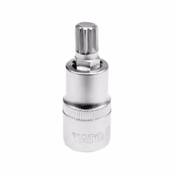 Yato YT-04343, 1 pc(s), 12-spline flange, M10, Chromium-vanadium steel, Steel, 55 mm, 25.4 / 2 mm (1 / 2")