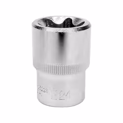 Yato YT-05228, Socket, 1/2", Metric, 1 head(s), E24, Chrome