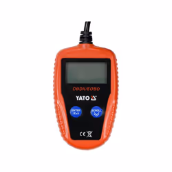 Yato YT-72977 vehicle diagnostic scanner OBD II Black, Red