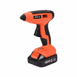 Yato YT-82854, Hot glue gun, Black, Red, 25 g/min, 25 s, 1.1 cm, 200 °C