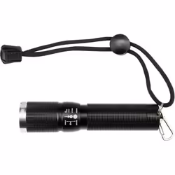 Yato YT-08571, Hand flashlight, Black, Aluminium, Buttons, IP64, LED