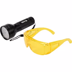 Yato YT-08581, Headband flashlight, Black, Aluminium, Buttons, IP20, III