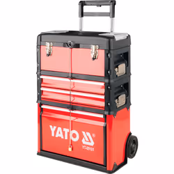 Yato YT-09101, Tool chest, Metal, Black, Red, 45 kg, 520 mm, 320 mm