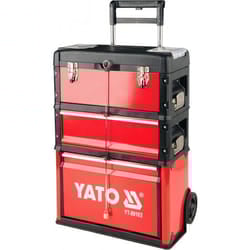 Yato YT-09102 small parts/tool box Aluminum, Metal, Plastic Black, Red