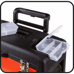 Yato YT-09102 small parts/tool box Aluminum, Metal, Plastic Black, Red
