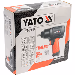 Yato YT-09540 power wrench 1/2" 10000 RPM 1150 N⋅m Black, Red
