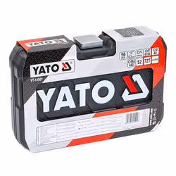 Socket set; YATO; 56 Chrome Vanadium Steel 1/4