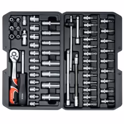 YATO YT-14501 Socket set 56 Chrome Vanadium Steel 1/4 - Additional view 5