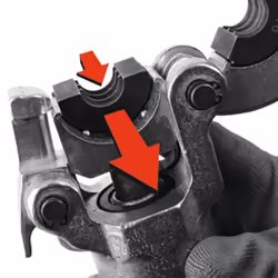 Yato YT-21735 hydraulic hand crimp tool Red Steel 360° - Additional view 4