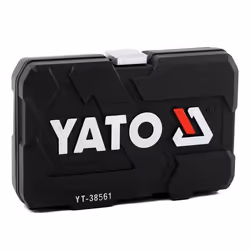 Socket set; YATO; 22 Hexagon Chrome Vanadium Steel, Chrome-Molybdenum Steel 3/8", 3/8 with ratchet function