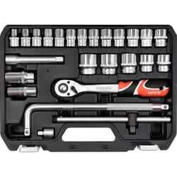 YATO YT-38741 Socket set 25 Chrome-Molybdenum Steel 1/2