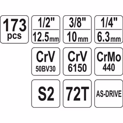 Yato YT-38931 mechanics tool set - Additional view 5