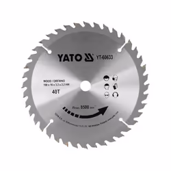 Yato YT-60633, Plastic, Wood, 19 cm, 1.6 cm, Tungsten Carbide Tipped (TCT), 8500 RPM, 1 pc(s)