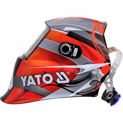 Yato YT-73921 welding mask/helmet Welding helmet with auto-darkening filter Black, Red, Silver