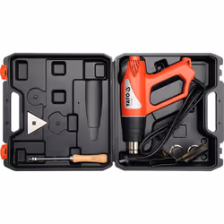 Yato YT-82292 heat gun Hot air gun 500 l/min 550 °C 2000 W Black, Grey, Orange