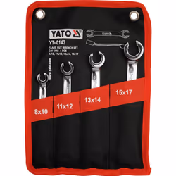 YATO YT-0143 Spanner Set, brake pipes 4 8-17 - Additional view 4