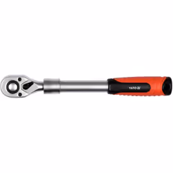 Yato YT-0297, Chromium-vanadium steel, 1 pc(s), Silver, Black, Red, 1/4", 6.3 mm