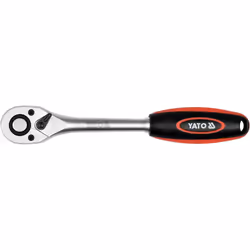 Yato YT-0322, Chromium-vanadium steel, 1 pc(s), Silver, Black, Red, 1/4", 6.3 mm