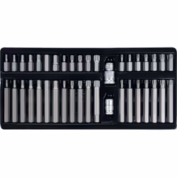 Yato YT-0400, 38 pc(s), Hex (metric), Torx, T55, T20, T25, T30, T40, 12,4,5,6,7,8,10 mm, 30 mm, 75 mm