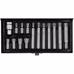 Yato YT-0419, 14 pc(s), Ribe, 9.5 mm, M10, M12, M14, M6, M7, M8, M9, Steel, 25.4 / 2 mm (1 / 2")