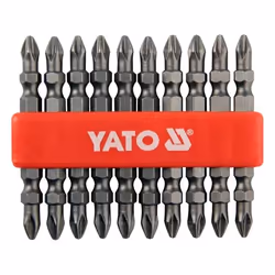 Yato YT-0481, 10 pc(s), Phillips, PH 2, Steel, 65 mm