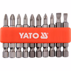 Yato YT-0483, 10 pc(s), Phillips, Pozidriv, Slot, Steel