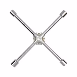 Yato YT-0801, Lug wrench, 1 pc(s), Silver, X-shaped, Chromium-vanadium steel, 17,19,21 mm