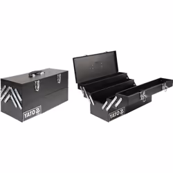Yato YT-0885, Tool box, Metal, Black, 460 mm, 200 mm, 225 mm