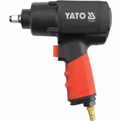 Yato YT-0953, Impact wrench, Black, Red, 1356 N⋅m, 480 l/min, 6.3 bar, Compressed air