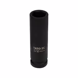 Yato YT-1036, Impact socket, Black, 1/2", Metric, 16 mm, Chrome molybdenum