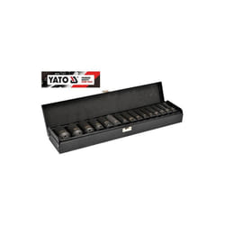 YATO YT-1055 Deep Impact Socket Set  15 pcs, 1/2"  Drive, 10-32mm, AS-DRIVE