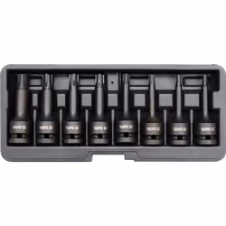 Socket set; YATO; 8 Chrome-Molybdenum Steel 1/2