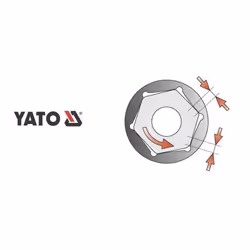 YATO YT-1214 Socket 21 Chrome Vanadium Steel