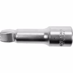 Yato YT-1249, Single item, Extension bar, Chrome vanadium steel, 1/2", Chrome, 76 mm