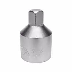Yato YT-1355, Single item, Socket adaptor, Chrome vanadium steel, 1/2", Satin, 53 mm