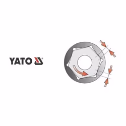 YATO YT-1423 Socket 3121 12 Chrome Vanadium Steel