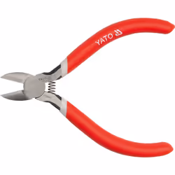 Yato YT-1953, Diagonal pliers, Chromium-vanadium steel, Red, 100 mm, 113 g