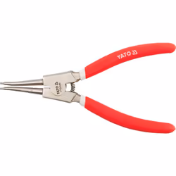 Yato YT-1988, Circlip Pliers, Chromium-vanadium steel, Red, 225 mm