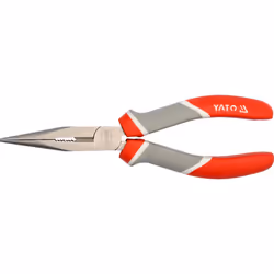 Yato YT-2018, Needle-nose pliers, Grey, Red, 200 mm, 267 g