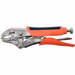 Yato YT-2153, Locking pliers, Chromium-vanadium steel, Thermoplastic Rubber (TPR), Black, Red, 240 mm
