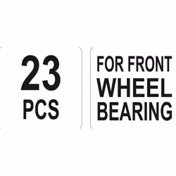 YATO YT-2541 Mounting Tool Set, wheel hub / wheel bearing 23 Plastic Case