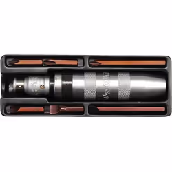 Yato YT-2801, Impact driver, Straight handle, Chrome, 195 mm, 6 pc(s), Flat, Phillips