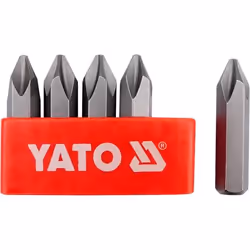 Yato YT-2812, 4 pc(s), Flat, Phillips, PH 2, PH 3, 8,10 mm, Steel, 36 mm