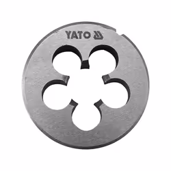 Yato YT-2961, Threading die, High-Speed Steel (HSS), Silver, 1 pc(s), 20 g