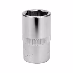Yato YT-3811, Single item, Socket wrench, Chrome vanadium steel, 1/2", Chrome, 28 mm