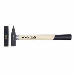 Yato YT-4508, Locksmith's hammer, Steel, Wood, Black, 1 kg, 1.21 kg