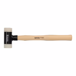 Yato YT-4625, Recoilless hammer, Polyurethane (PU), Wood, Black, Wood, 35 cm, 430 g