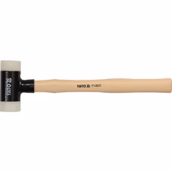 Yato YT-4626, Dead blow hammer, Poliamid, Wood, Black, 36.5 cm, 540 g