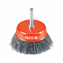 Yato YT-4751, Pre-polishing brush, 4500 RPM, 6 mm, 7.5 cm, Red, Stainless steel